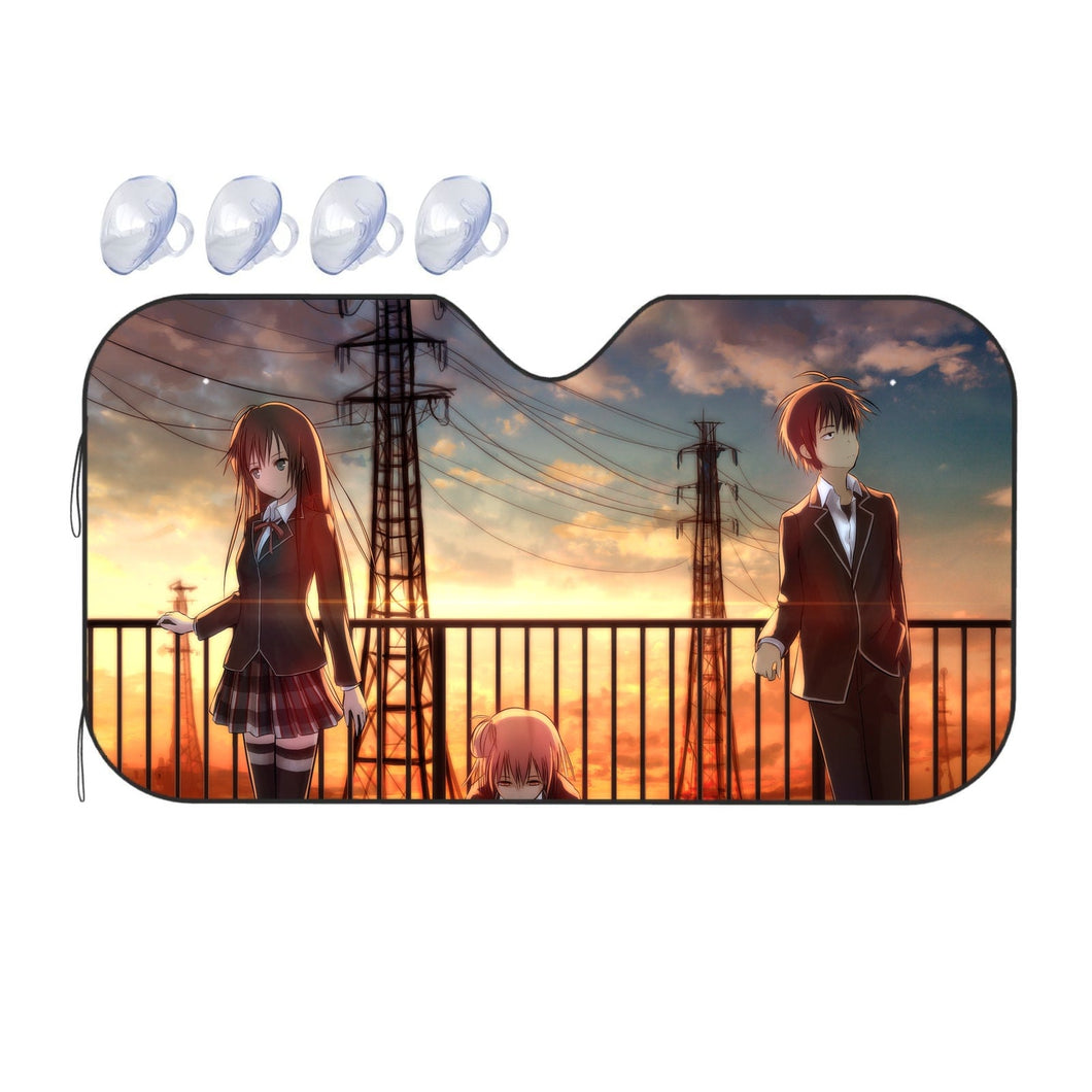 My Teen Romantic Comedy SNAFU Hachiman Hikigaya, Yukino Yukinoshita, Yui Yuigahama  Car Sunshade