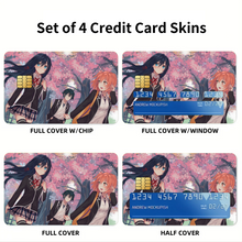 Load image into Gallery viewer, My Teen Romantic Comedy SNAFU Hachiman Hikigaya, Yukino Yukinoshita, Yui Yuigahama  Credit Card Skins (4-in-1 Pack)
