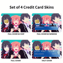 Load image into Gallery viewer, My Teen Romantic Comedy SNAFU Hachiman Hikigaya, Yukino Yukinoshita, Yui Yuigahama  Credit Card Skins (4-in-1 Pack)
