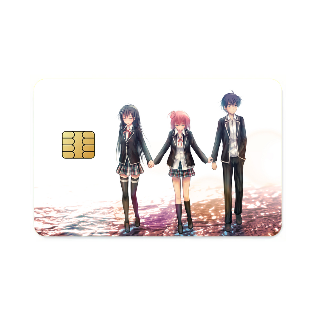 My Teen Romantic Comedy SNAFU Hachiman Hikigaya, Yukino Yukinoshita, Yui Yuigahama  Credit Card Skins (4-in-1 Pack)