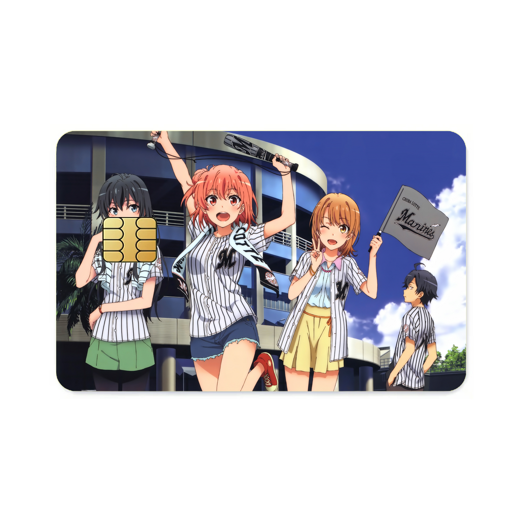 My Teen Romantic Comedy SNAFU Hachiman Hikigaya, Yukino Yukinoshita, Yui Yuigahama  Credit Card Skins (4-in-1 Pack)