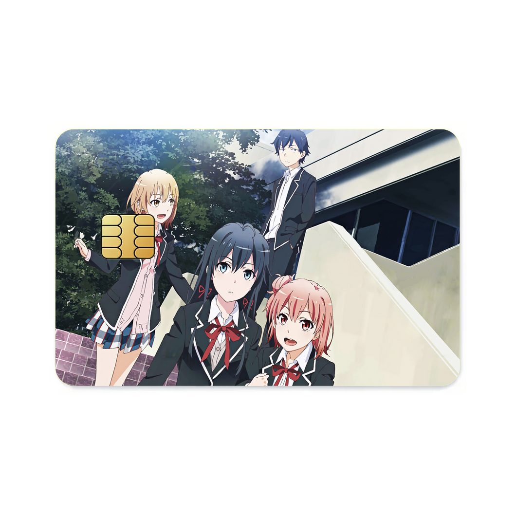 My Teen Romantic Comedy SNAFU Hachiman Hikigaya, Yukino Yukinoshita, Yui Yuigahama  Credit Card Skins (4-in-1 Pack)