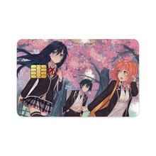 Load image into Gallery viewer, My Teen Romantic Comedy SNAFU Hachiman Hikigaya, Yukino Yukinoshita, Yui Yuigahama  Credit Card Skins (4-in-1 Pack)
