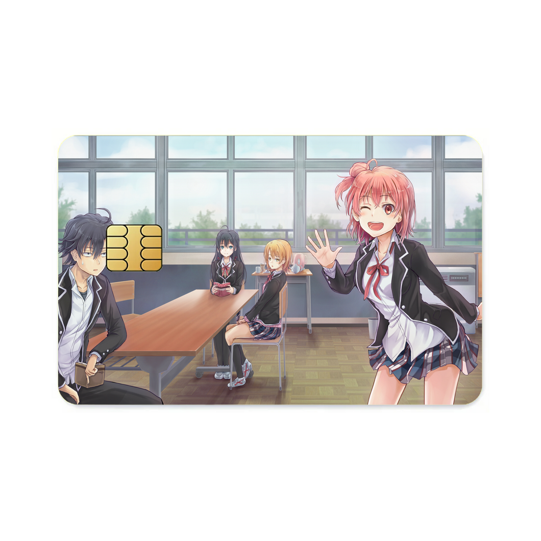 My Teen Romantic Comedy SNAFU Hachiman Hikigaya, Yukino Yukinoshita, Yui Yuigahama  Credit Card Skins (4-in-1 Pack)