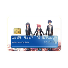 Load image into Gallery viewer, My Teen Romantic Comedy SNAFU Hachiman Hikigaya, Yukino Yukinoshita, Yui Yuigahama  Credit Card Skins (4-in-1 Pack)
