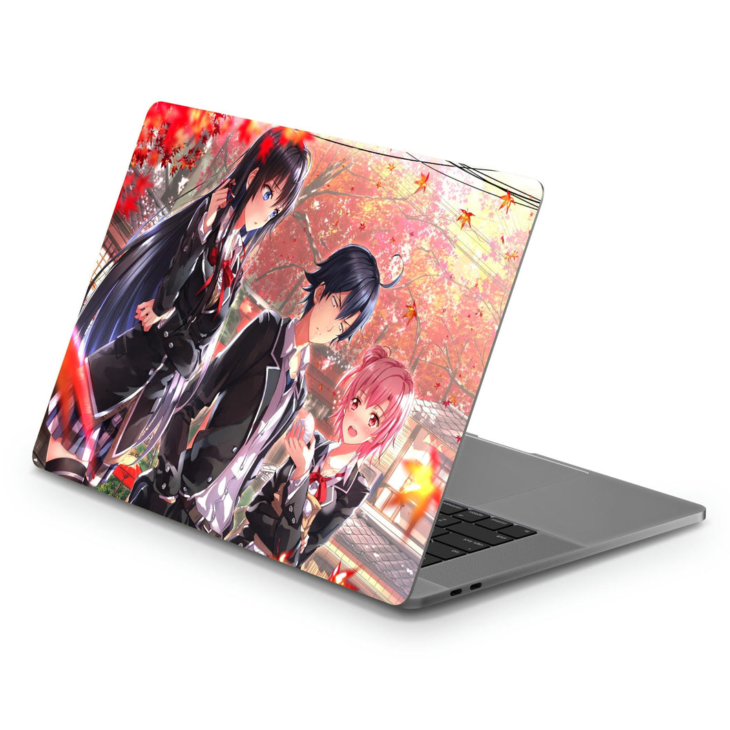 My Teen Romantic Comedy SNAFU Hachiman Hikigaya, Yukino Yukinoshita, Yui Yuigahama  Macbook Skin