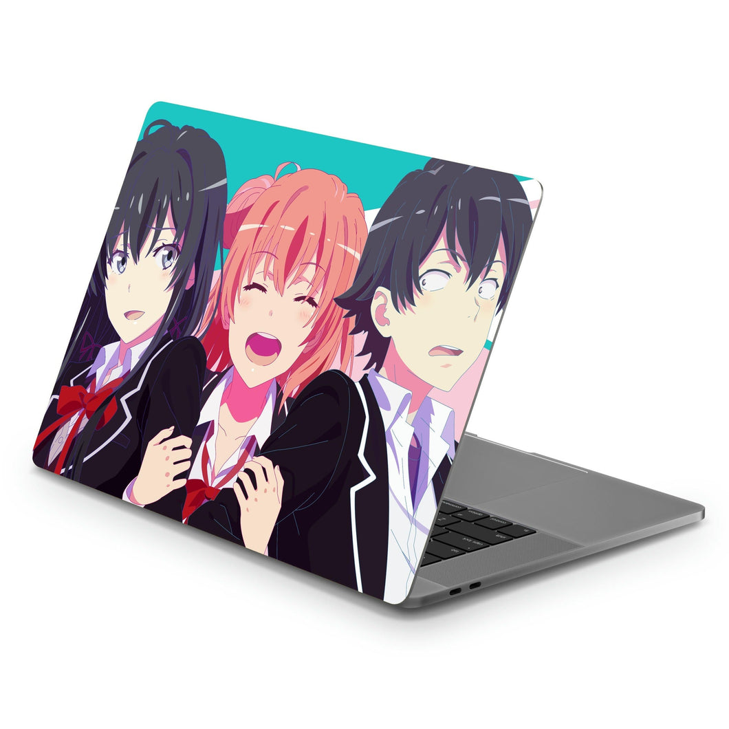 My Teen Romantic Comedy SNAFU Hachiman Hikigaya, Yukino Yukinoshita, Yui Yuigahama  Macbook Skin
