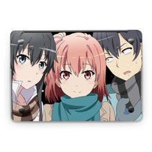 Load image into Gallery viewer, My Teen Romantic Comedy SNAFU Hachiman Hikigaya, Yukino Yukinoshita, Yui Yuigahama  Macbook Skin
