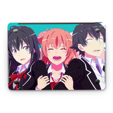 Load image into Gallery viewer, My Teen Romantic Comedy SNAFU Hachiman Hikigaya, Yukino Yukinoshita, Yui Yuigahama  Macbook Skin
