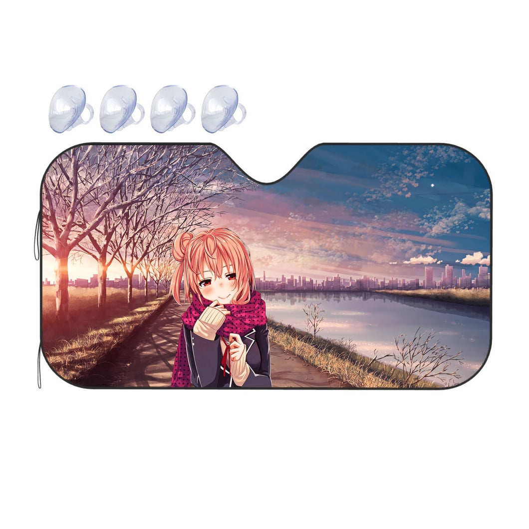 My Teen Romantic Comedy SNAFU Yui Yuigahama  Car Sunshade
