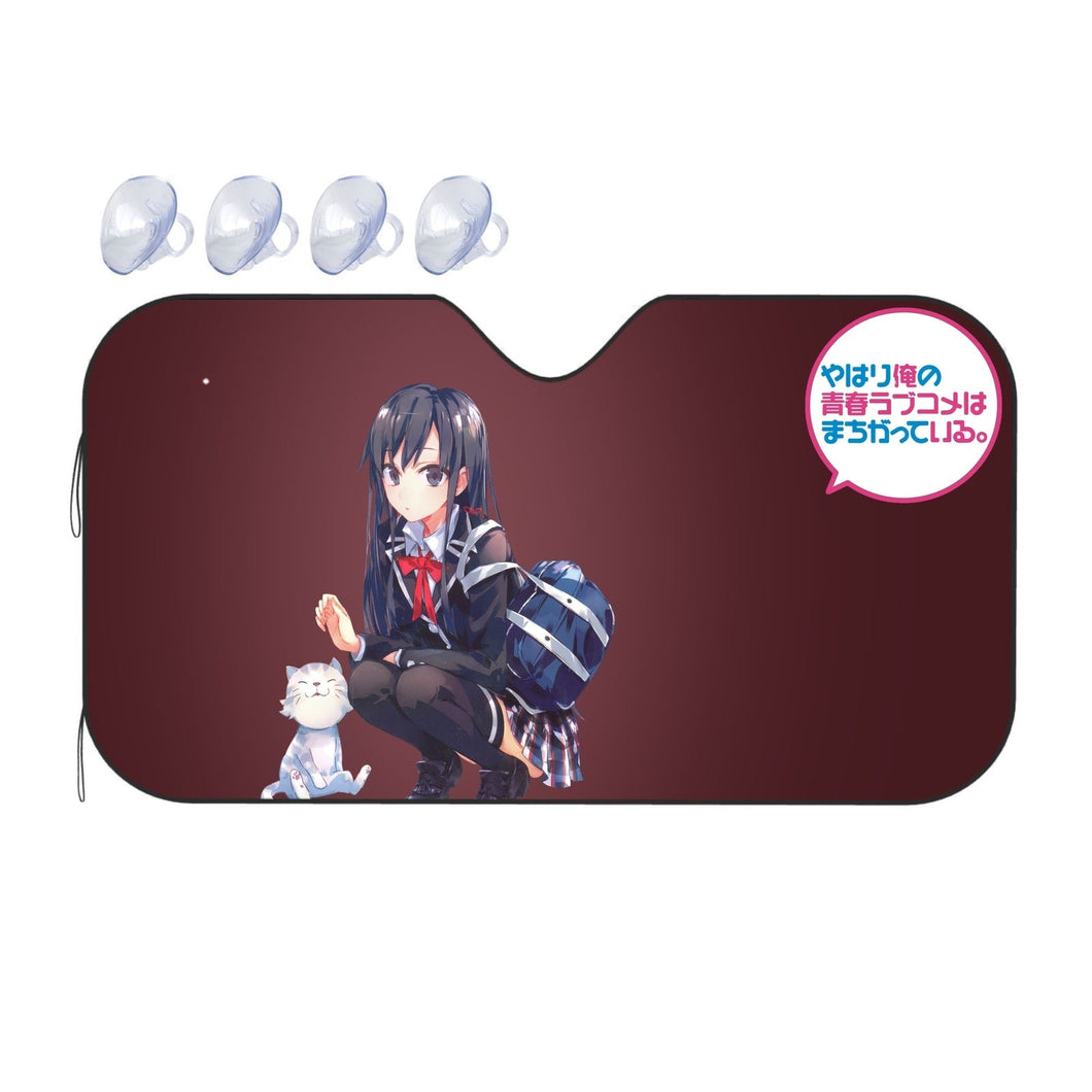 My Teen Romantic Comedy SNAFU Yukino Yukinoshita  Car Sunshade