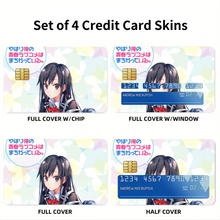 Load image into Gallery viewer, My Teen Romantic Comedy SNAFU Yukino Yukinoshita  Credit Card Skins (4-in-1 Pack)
