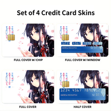 Load image into Gallery viewer, My Teen Romantic Comedy SNAFU Yukino Yukinoshita  Credit Card Skins (4-in-1 Pack)

