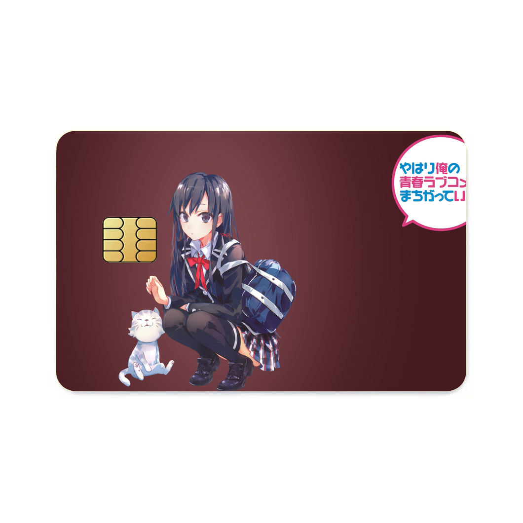 My Teen Romantic Comedy SNAFU Yukino Yukinoshita  Credit Card Skins (4-in-1 Pack)