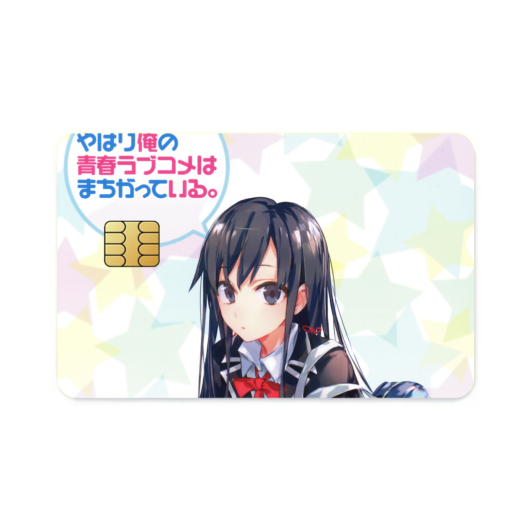 My Teen Romantic Comedy SNAFU Yukino Yukinoshita  Credit Card Skins (4-in-1 Pack)
