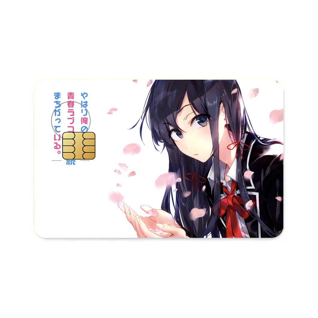 My Teen Romantic Comedy SNAFU Yukino Yukinoshita  Credit Card Skins (4-in-1 Pack)