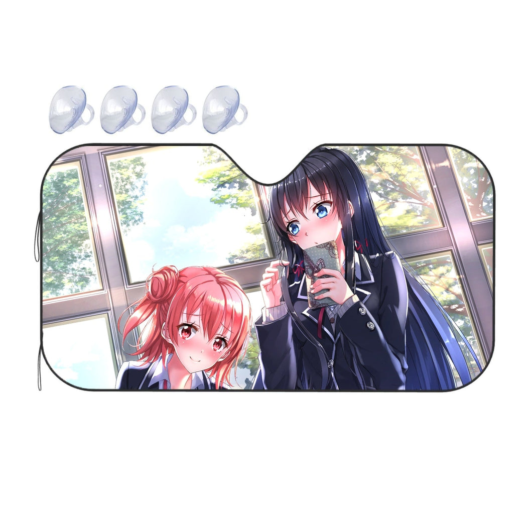 My Teen Romantic Comedy SNAFU Yukino Yukinoshita, Yui Yuigahama  Car Sunshade