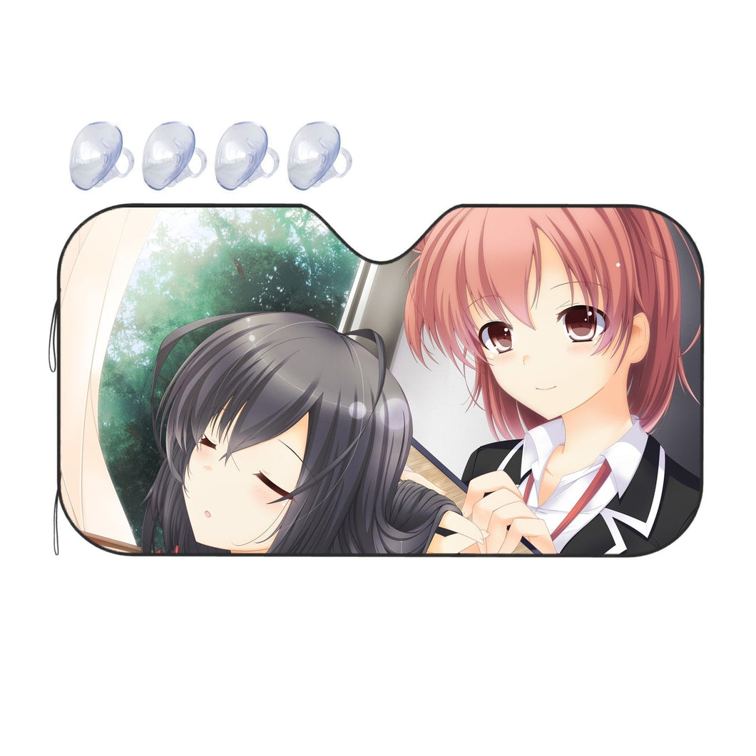 My Teen Romantic Comedy SNAFU Yukino Yukinoshita, Yui Yuigahama  Car Sunshade
