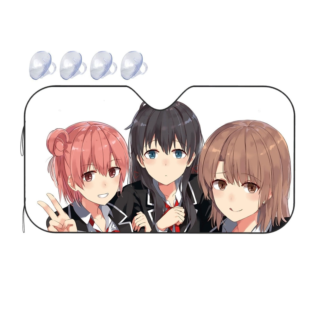My Teen Romantic Comedy SNAFU Yukino Yukinoshita, Yui Yuigahama  Car Sunshade