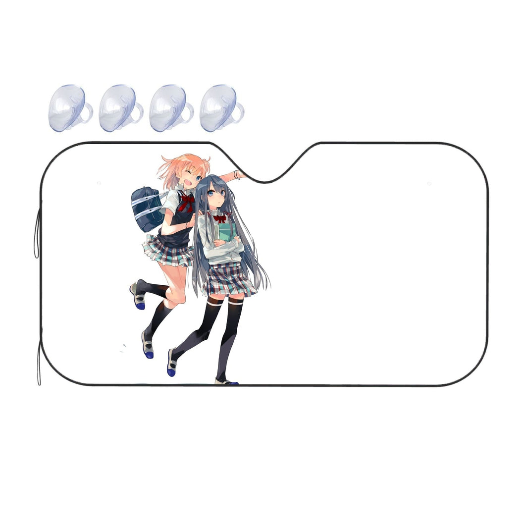 My Teen Romantic Comedy SNAFU Yukino Yukinoshita, Yui Yuigahama  Car Sunshade