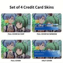 Load image into Gallery viewer, Nagisa and Kaede  Credit Card Skins (4-in-1 Pack)
