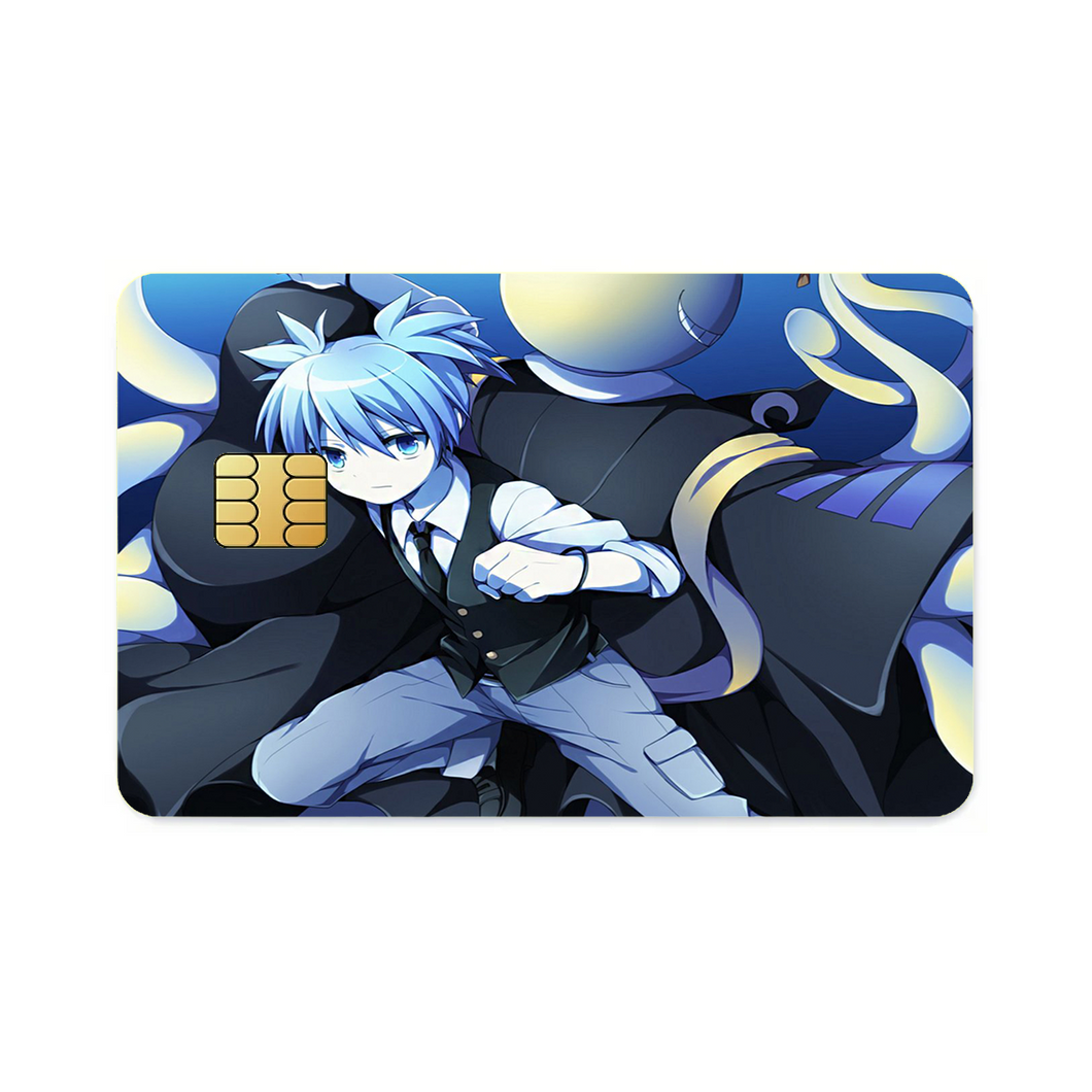 Nagisa Shiota and Koro-sensei  Credit Card Skins (4-in-1 Pack)