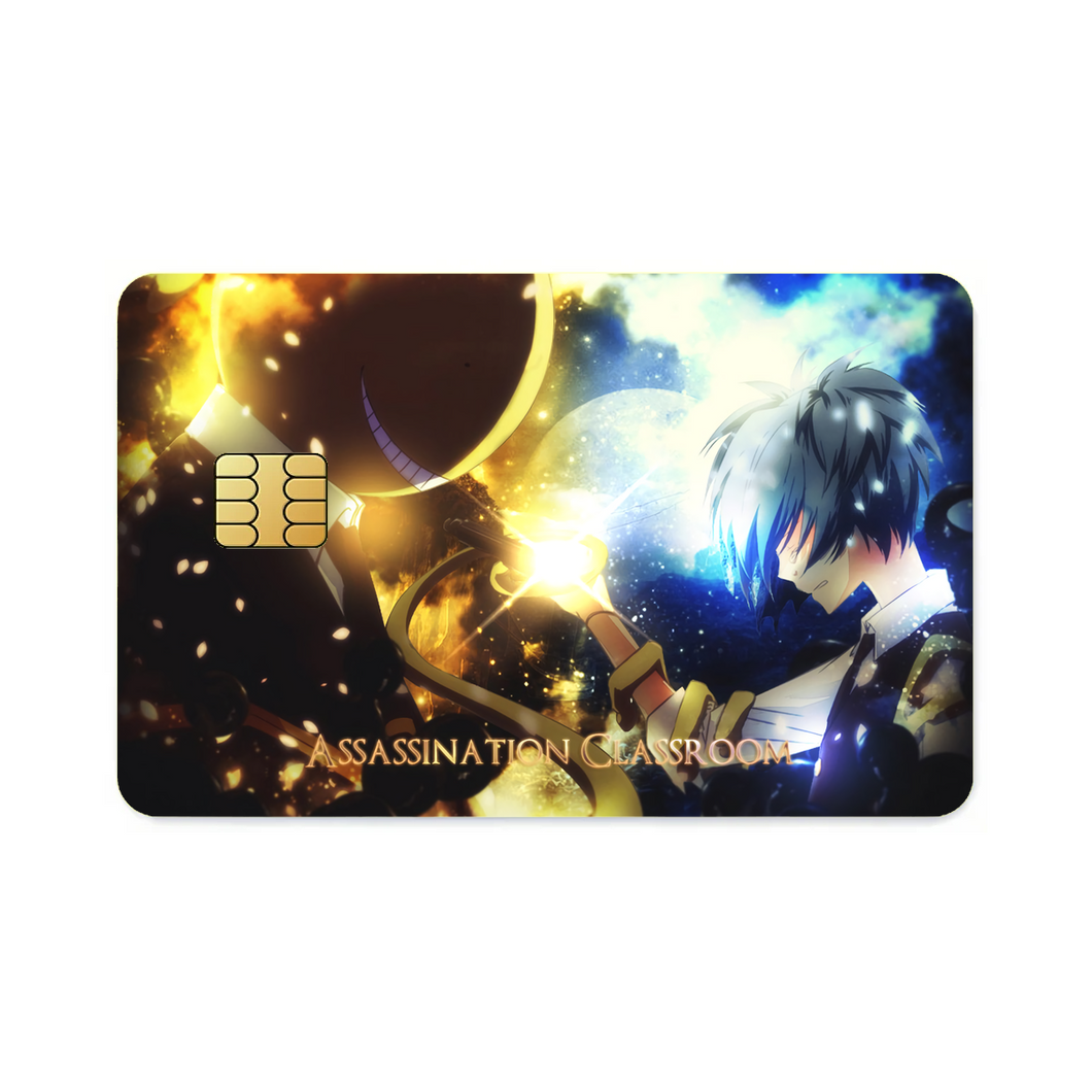 Nagisa Shiota VS Koro-sensei  Credit Card Skins (4-in-1 Pack)