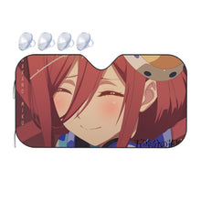 Load image into Gallery viewer, Nakano Miku  Car Sunshade
