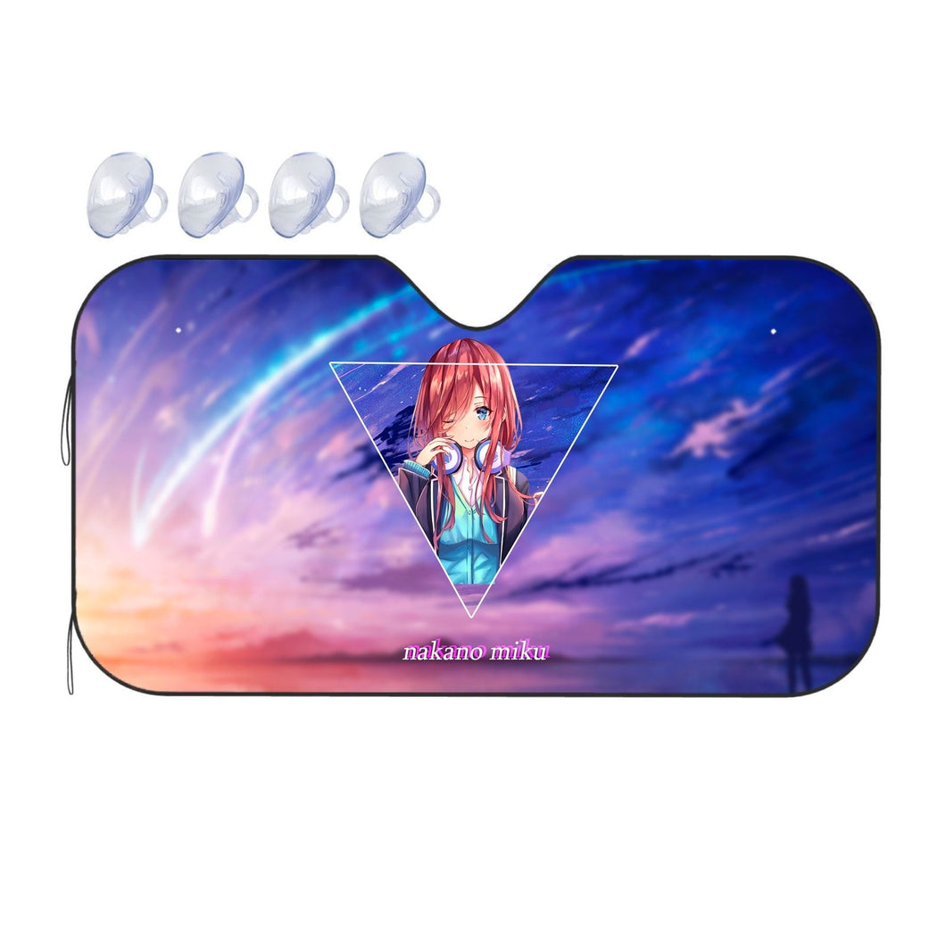 Nakano miku  Car Sunshade