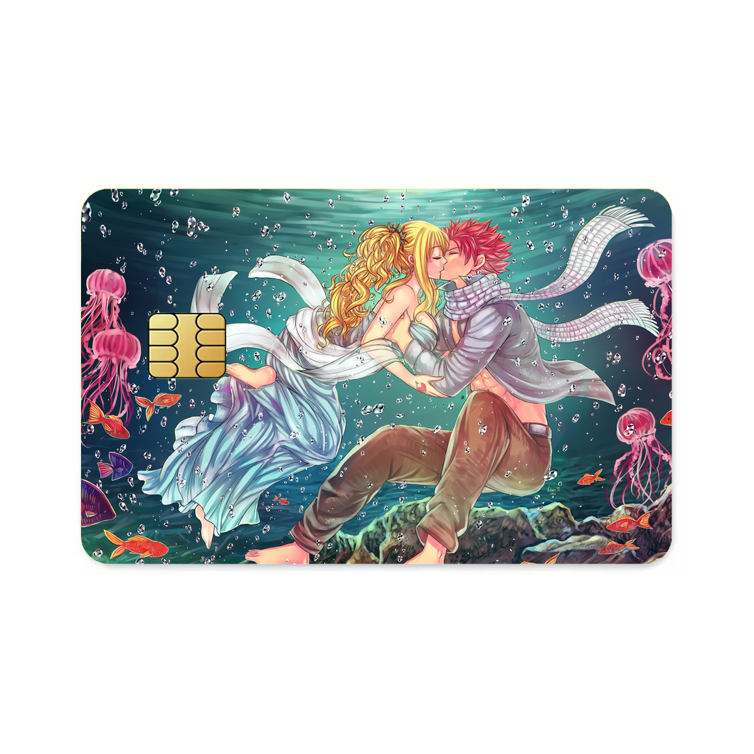 NaLu (Fairy Tail)  Credit Card Skins (4-in-1 Pack)
