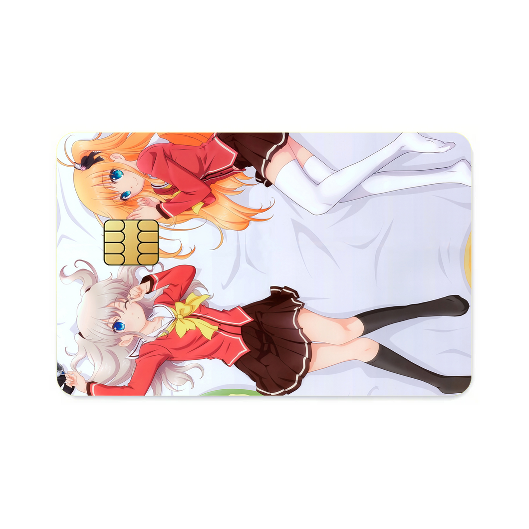 Nao Tomori and Yusa Nishimori Credit Card Skins (4-in-1 Pack)