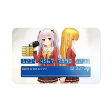 Load image into Gallery viewer, Nao Tomori and Yusa Nishimori holding hands  Credit Card Skins (4-in-1 Pack)
