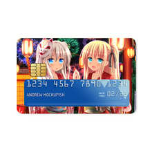 Load image into Gallery viewer, Nao Tomori  and Yusa Nishimori in yukata  Credit Card Skins (4-in-1 Pack)
