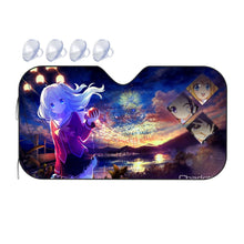 Load image into Gallery viewer, Nao Tomori holding a apple  Car Sunshade
