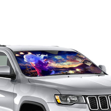 Load image into Gallery viewer, Nao Tomori holding a apple  Car Sunshade
