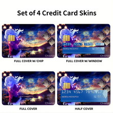 Load image into Gallery viewer, Nao Tomori holding a apple  Credit Card Skins (4-in-1 Pack)

