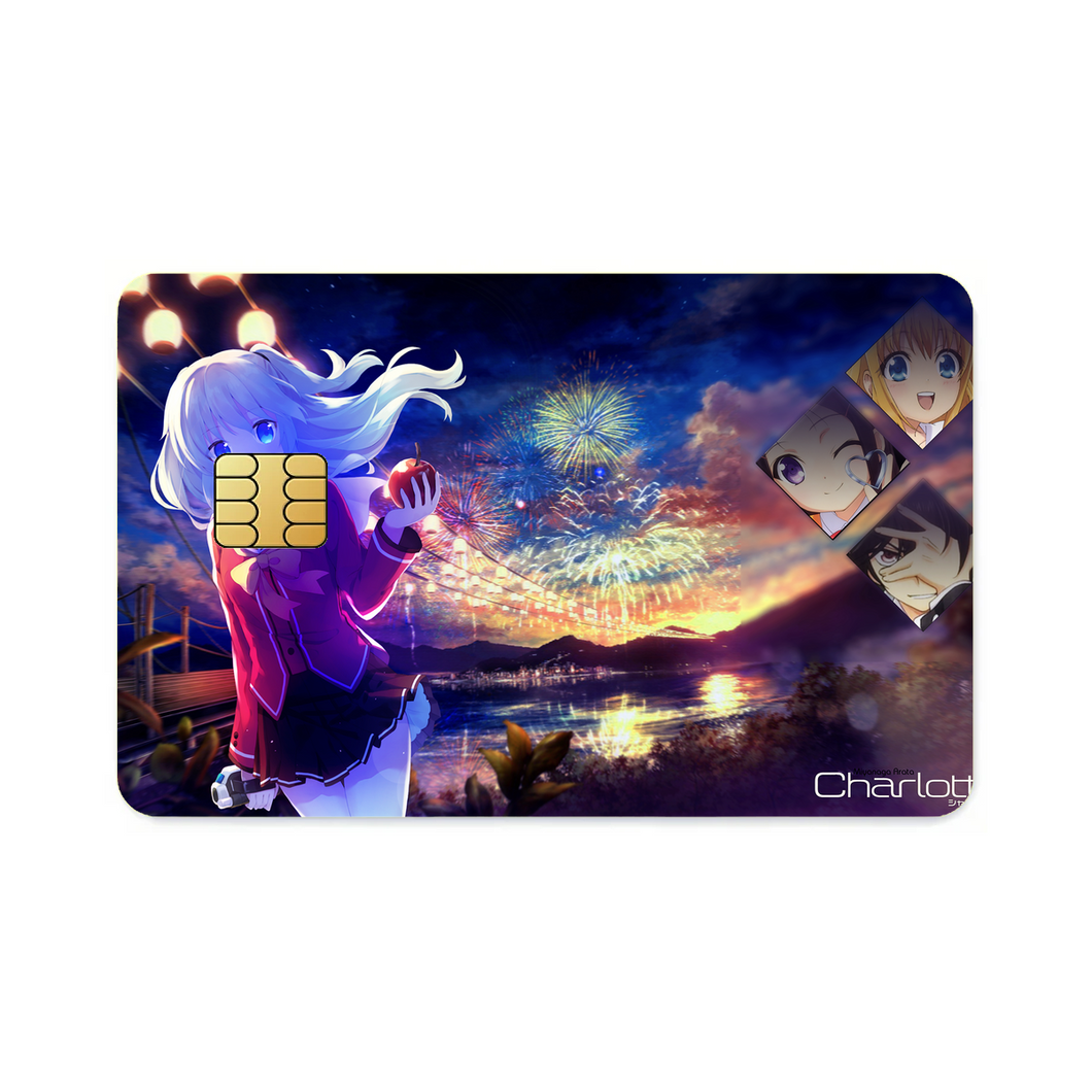 Nao Tomori holding a apple  Credit Card Skins (4-in-1 Pack)