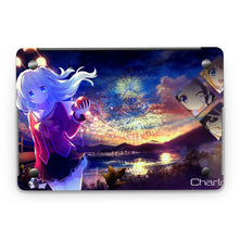 Load image into Gallery viewer, Nao Tomori holding a apple  Macbook Skin
