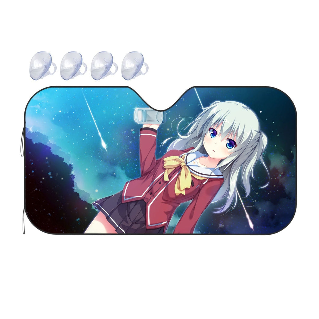 Nao Tomori holding a camera  Car Sunshade