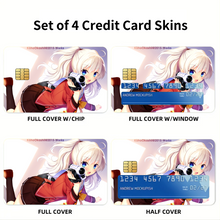 Load image into Gallery viewer, Nao Tomori holding a camera  Credit Card Skins (4-in-1 Pack)
