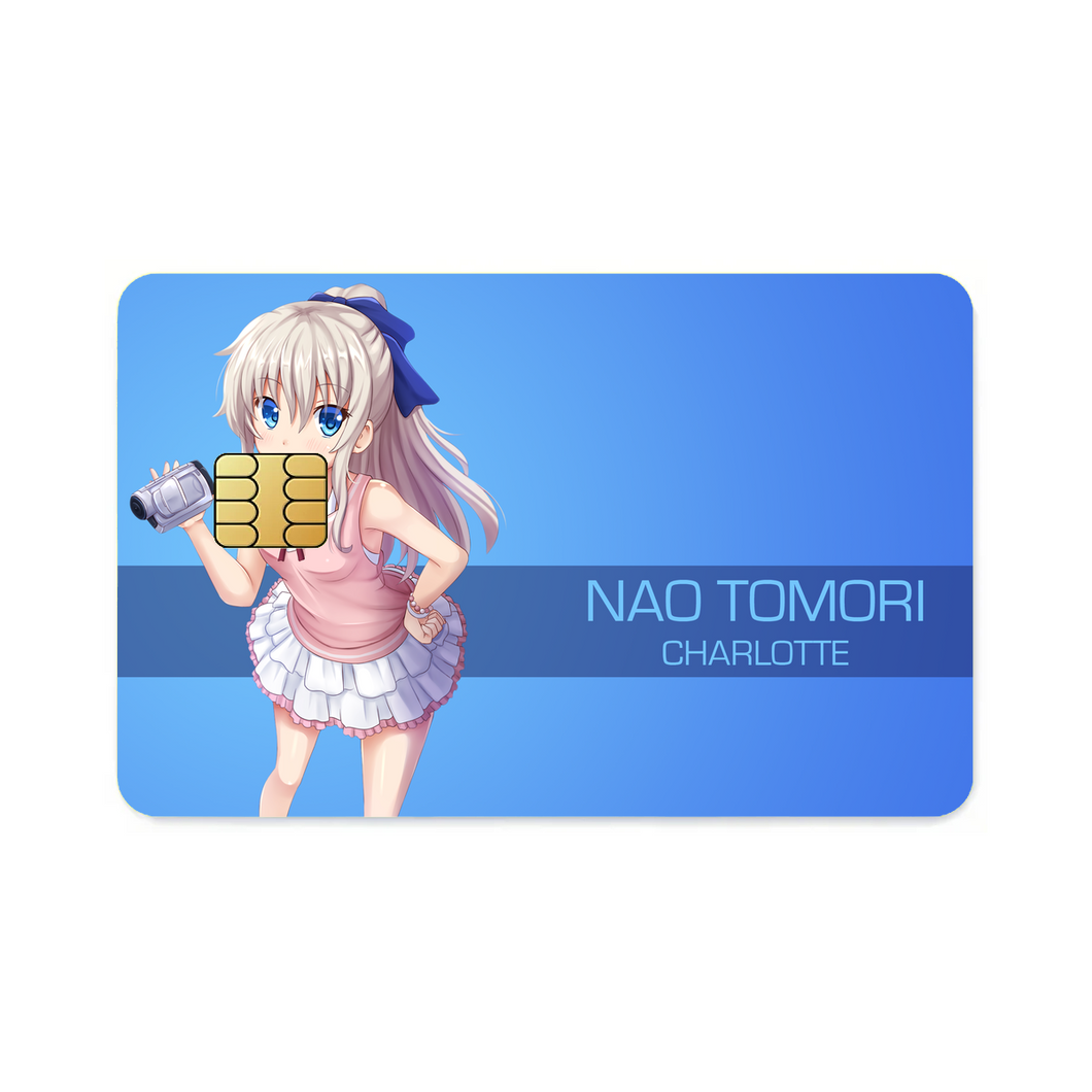 Nao Tomori holding a camera  Credit Card Skins (4-in-1 Pack)