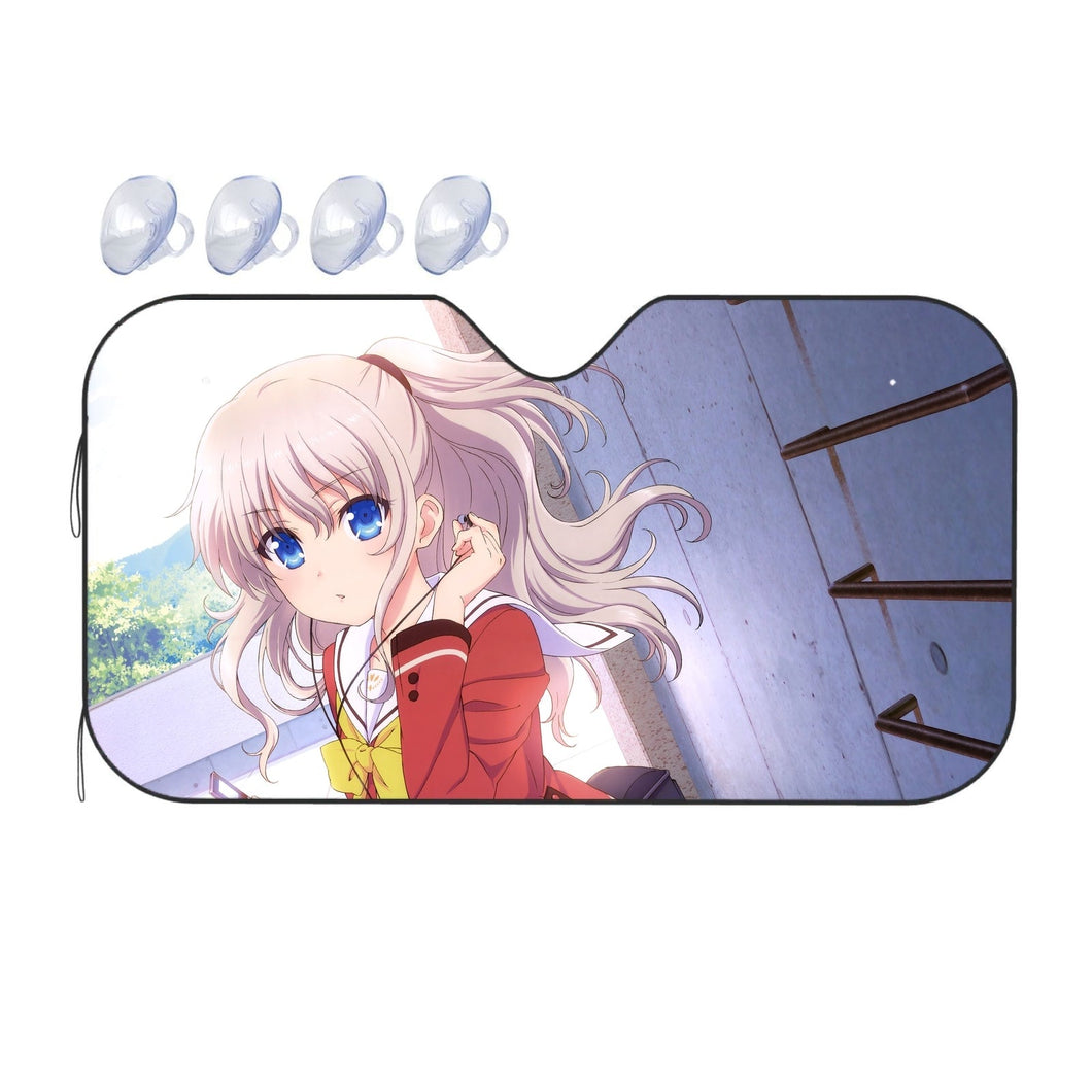 Nao Tomori listening to music  Car Sunshade
