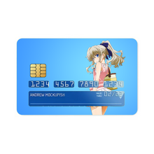 Load image into Gallery viewer, Nao Tomori looking back  Credit Card Skins (4-in-1 Pack)
