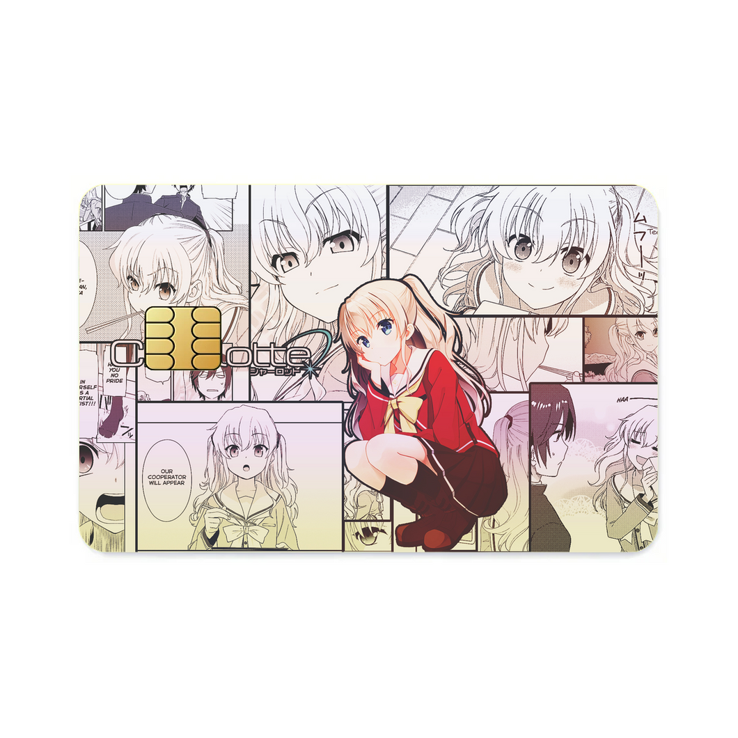 Nao Tomori Manga style  Credit Card Skins (4-in-1 Pack)