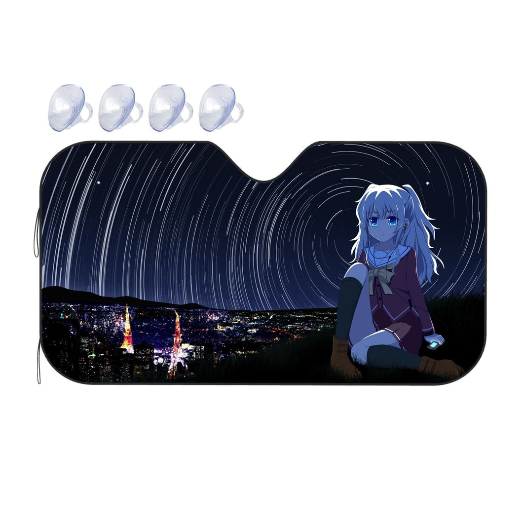 Nao Tomori sitting  Car Sunshade