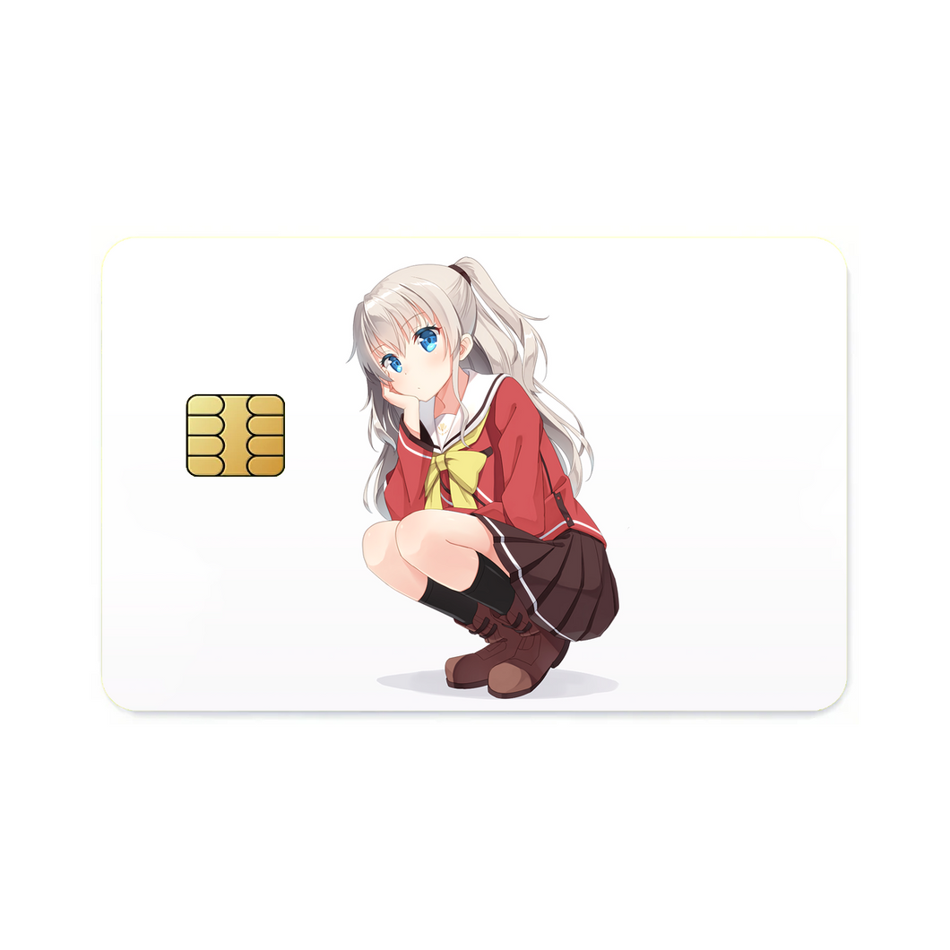 Nao Tomori sitting Credit Card Skins (4-in-1 Pack)