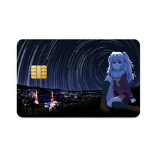 Load image into Gallery viewer, Nao Tomori sitting  Credit Card Skins (4-in-1 Pack)
