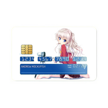 Load image into Gallery viewer, Nao Tomori sitting  Credit Card Skins (4-in-1 Pack)
