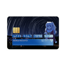 Load image into Gallery viewer, Nao Tomori sitting  Credit Card Skins (4-in-1 Pack)
