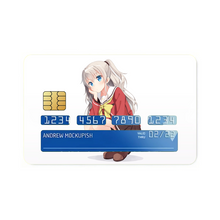 Load image into Gallery viewer, Nao Tomori sitting Credit Card Skins (4-in-1 Pack)
